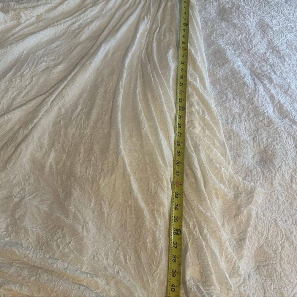 Free People Rhiannon Convertible Embroidered Waist Handkerchief Hem Maxi Skirt M - Picture 7 of 12